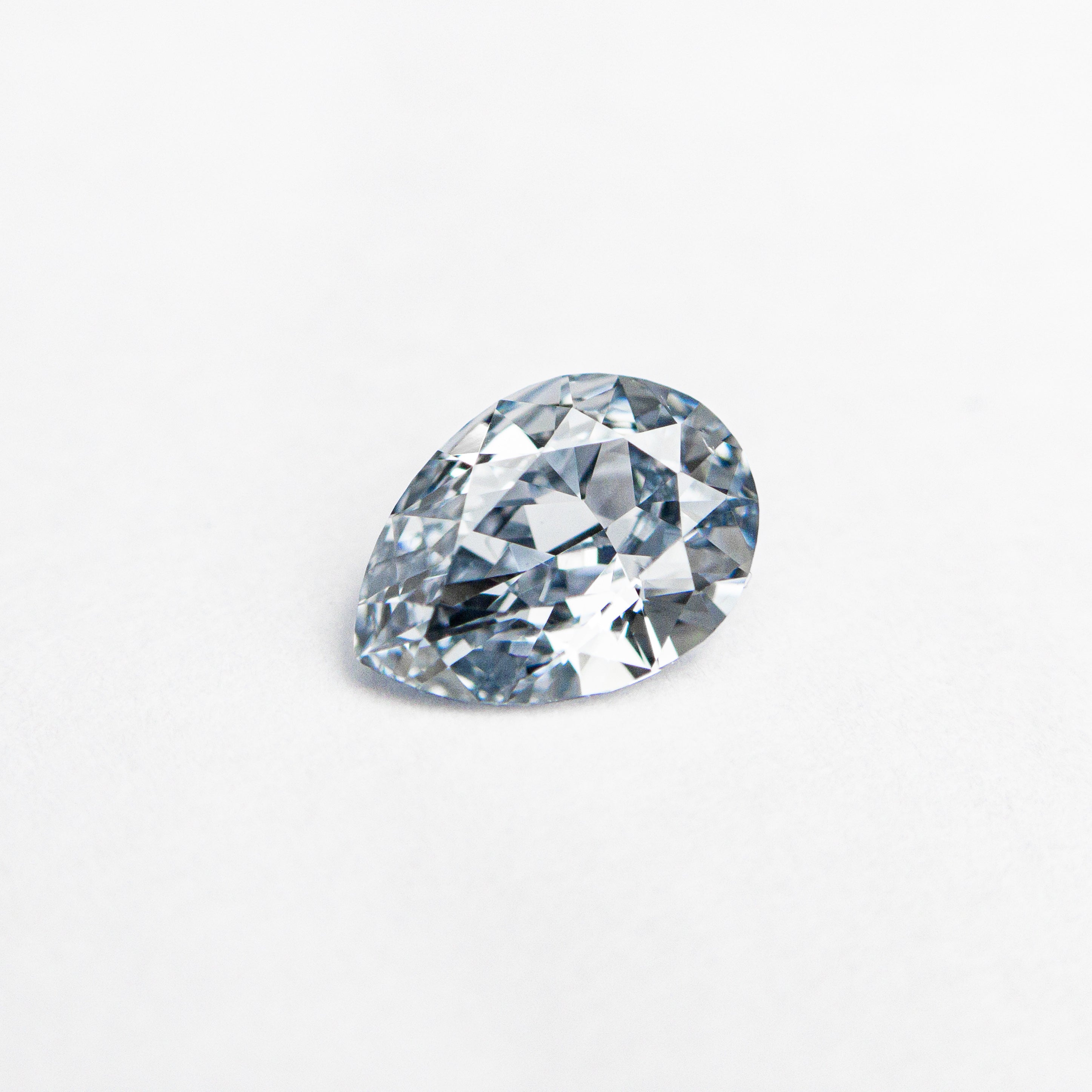 0.41ct 6.28x4.48x2.33mm GIA SI1 Fancy Intense Blue Pear Brilliant 24136-01