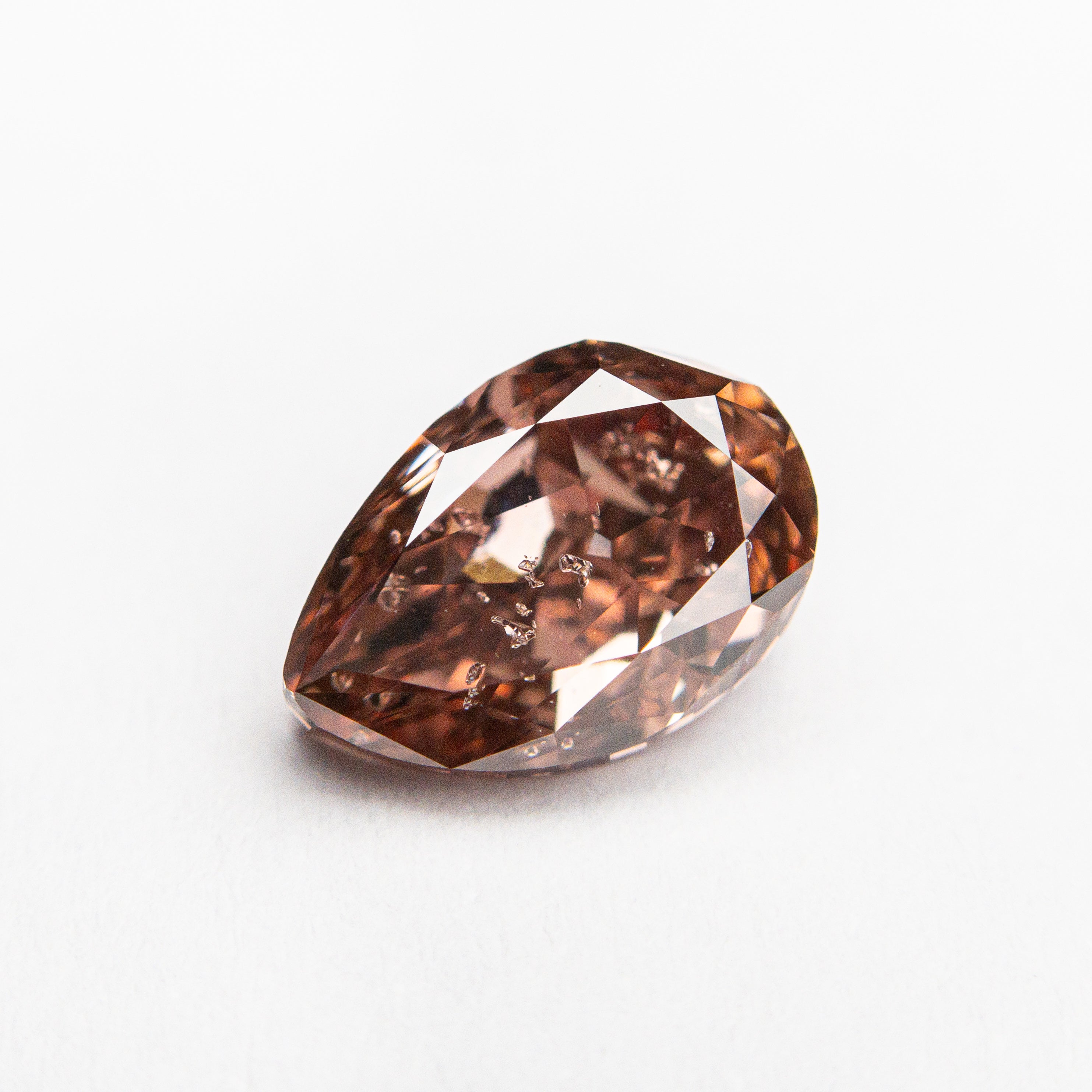 1.50ct 8.44x5.77x3.82mm GIA Fancy Deep Orangy Pink Pear Brilliant 🇦🇺 24152-01