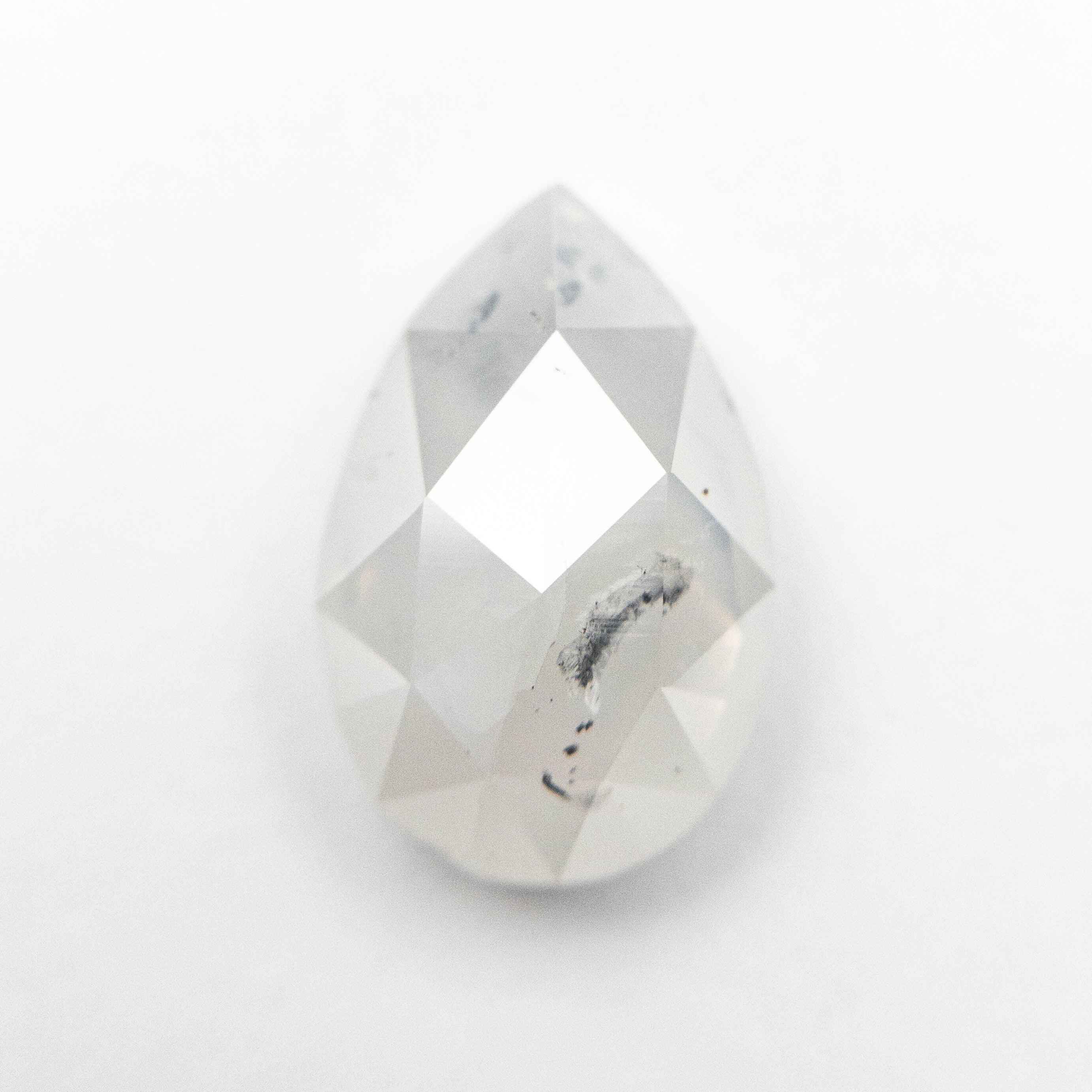 3.13ct 11.49x7.54x4.46mm Fancy White Pear Double Cut 18955-01