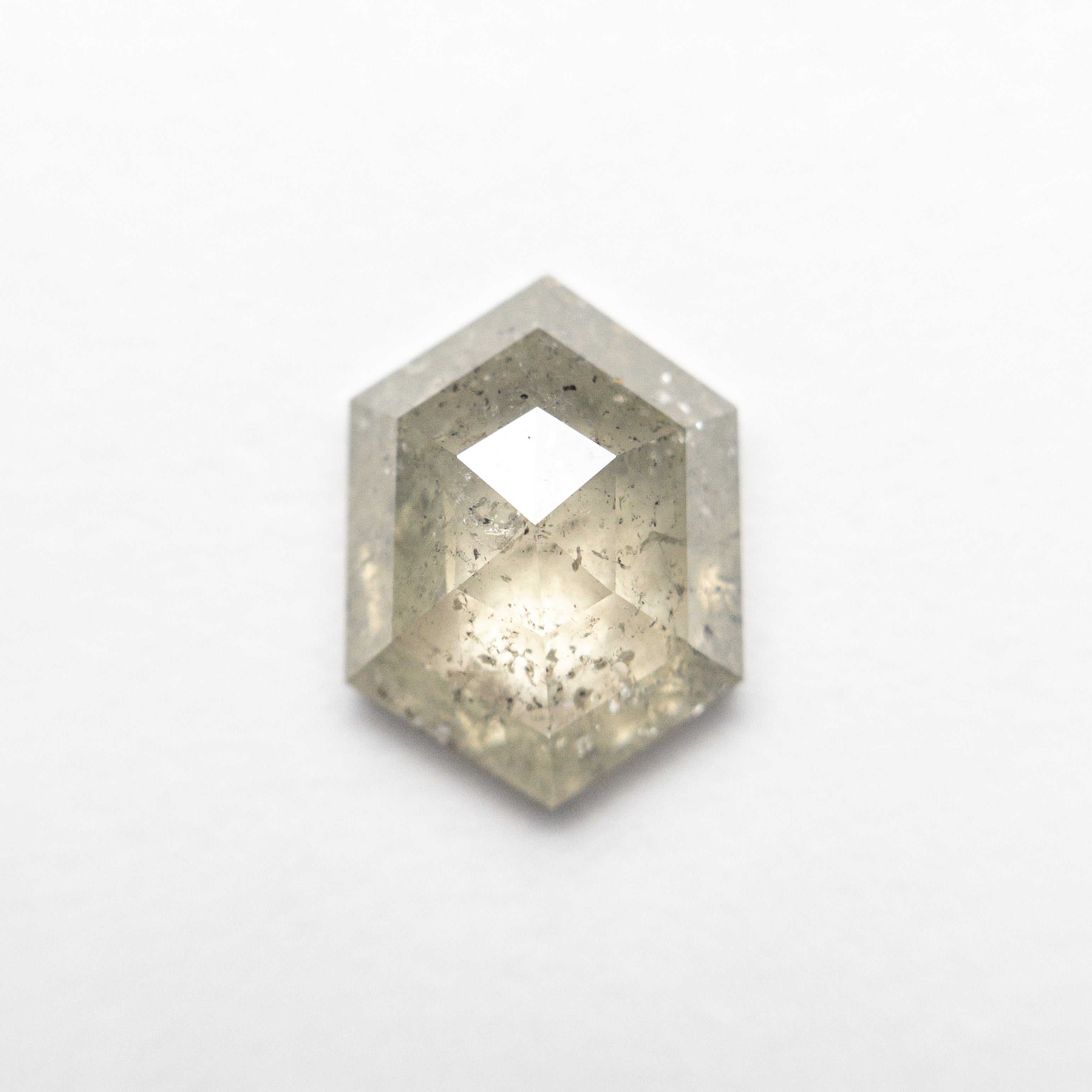 2.13ct 9.89x7.36x3.56mm Hexagon Rosecut 19606-22