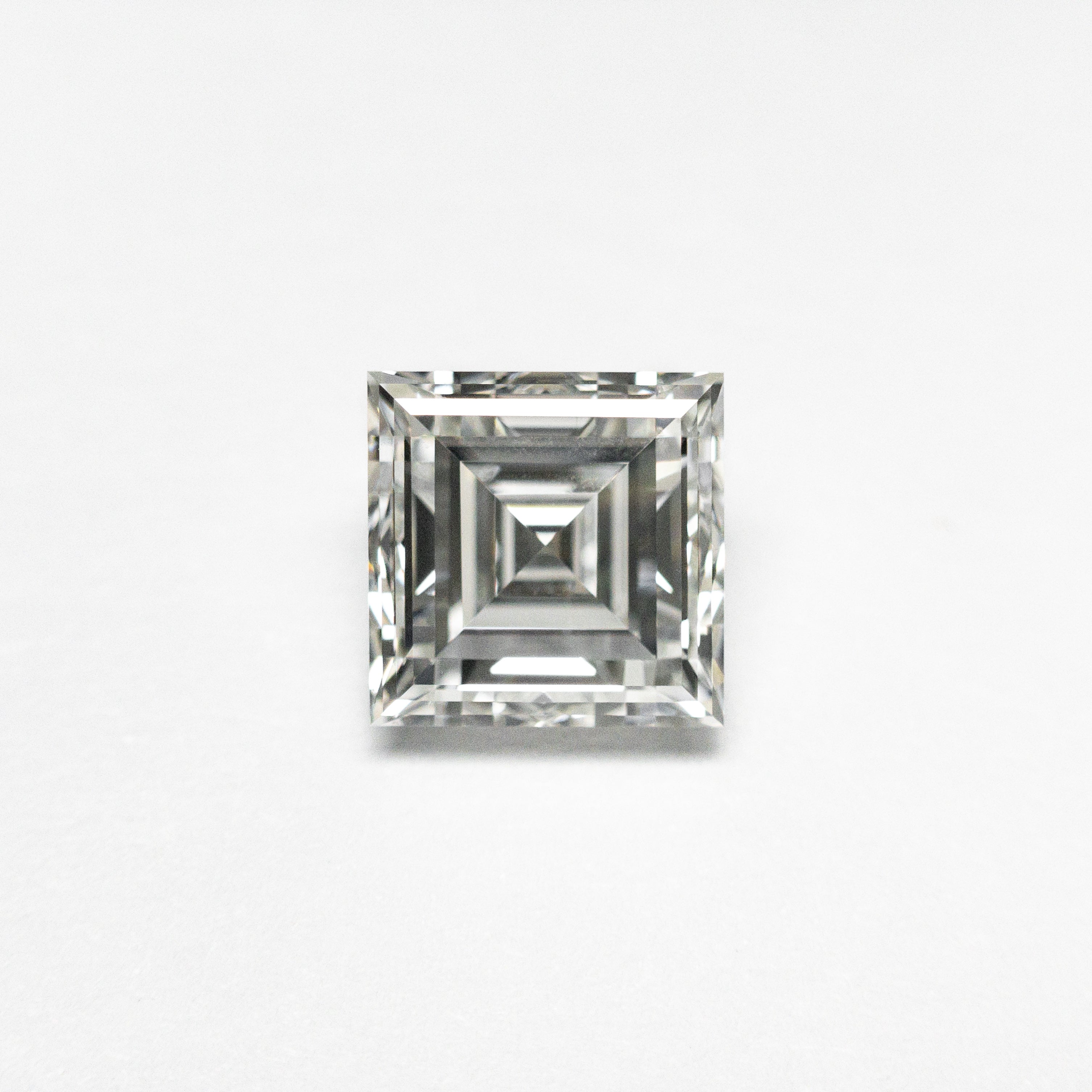 0.84ct 5.39x5.39x3.12mm GIA H VS2 Carré Step Cut 23034-01