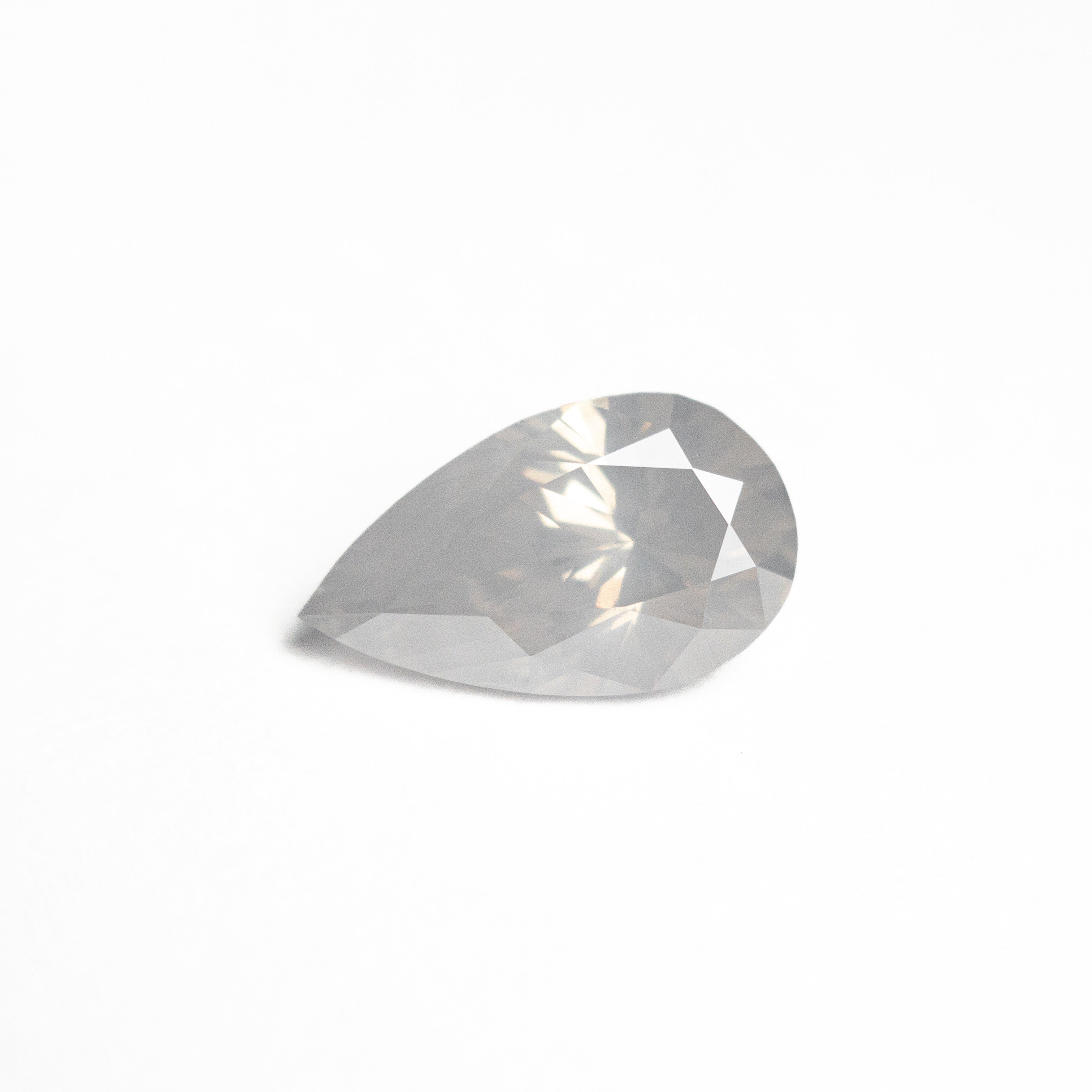 1.02ct 8.88x5.25x3.65mm Fancy Grey Pear Brilliant 25696-01