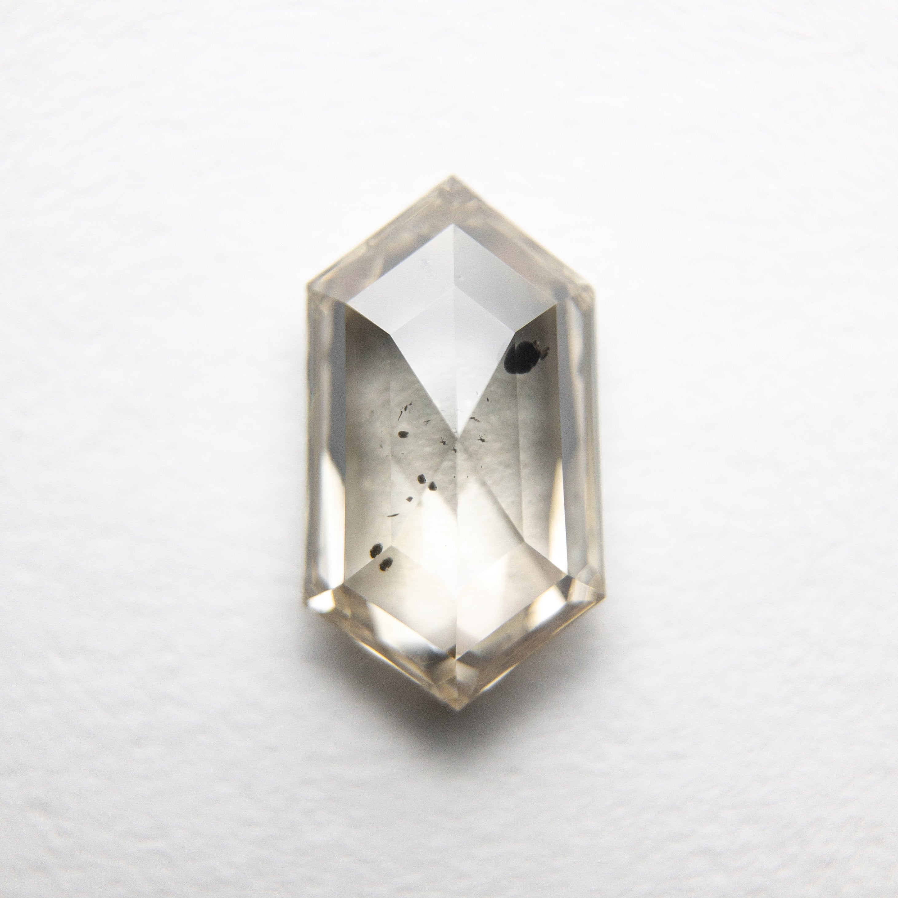 1.17ct 9.40x5.32x2.80mm Hexagon Rosecut 18369-06 - Misfit Diamonds