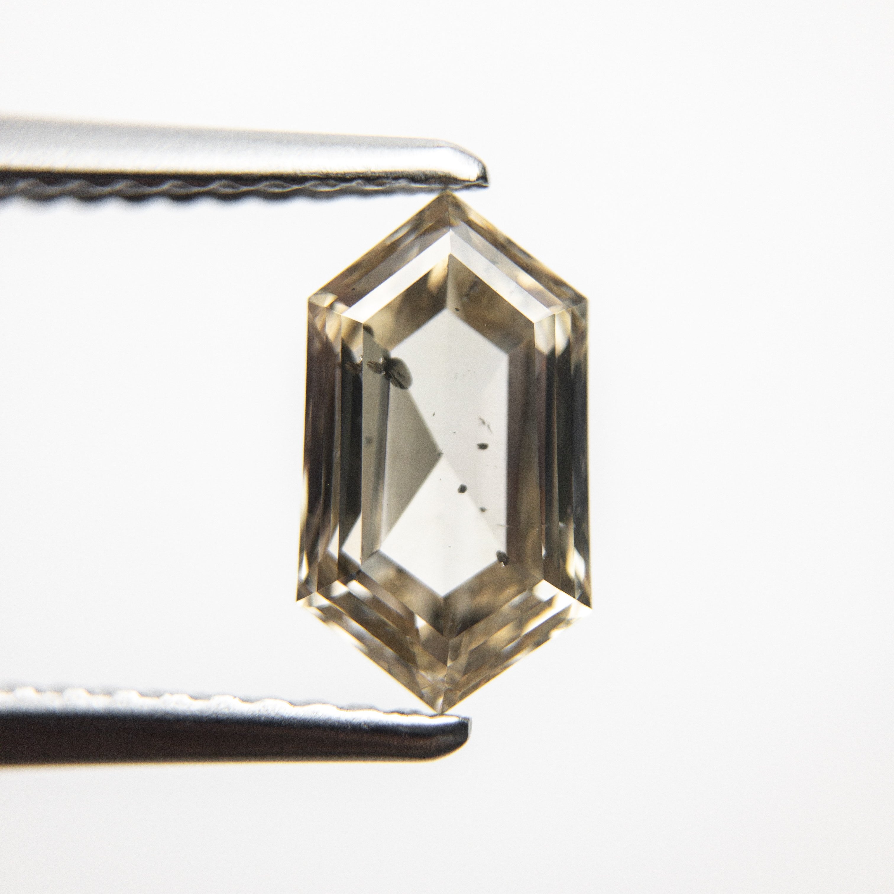 1.17ct 9.40x5.32x2.80mm Hexagon Rosecut 18369-06 - Misfit Diamonds