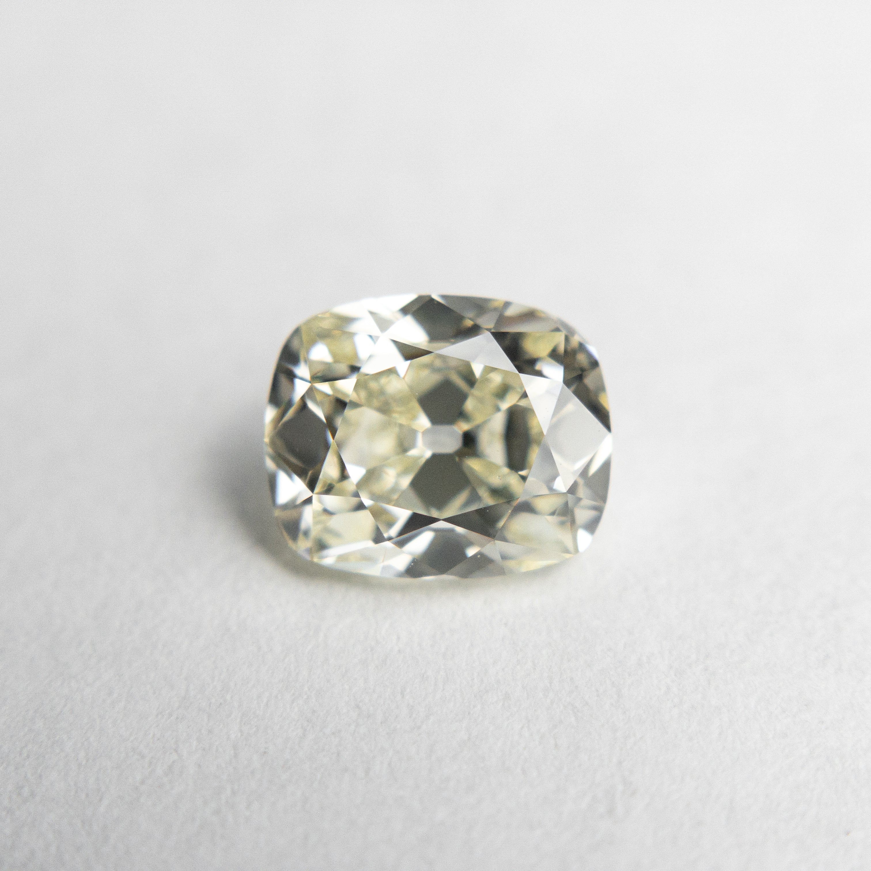 1.56ct 7.37x6.04x4.15mm VS2 Q-R Modern Antique Old Mine Cut 18688-01 - Misfit Diamonds