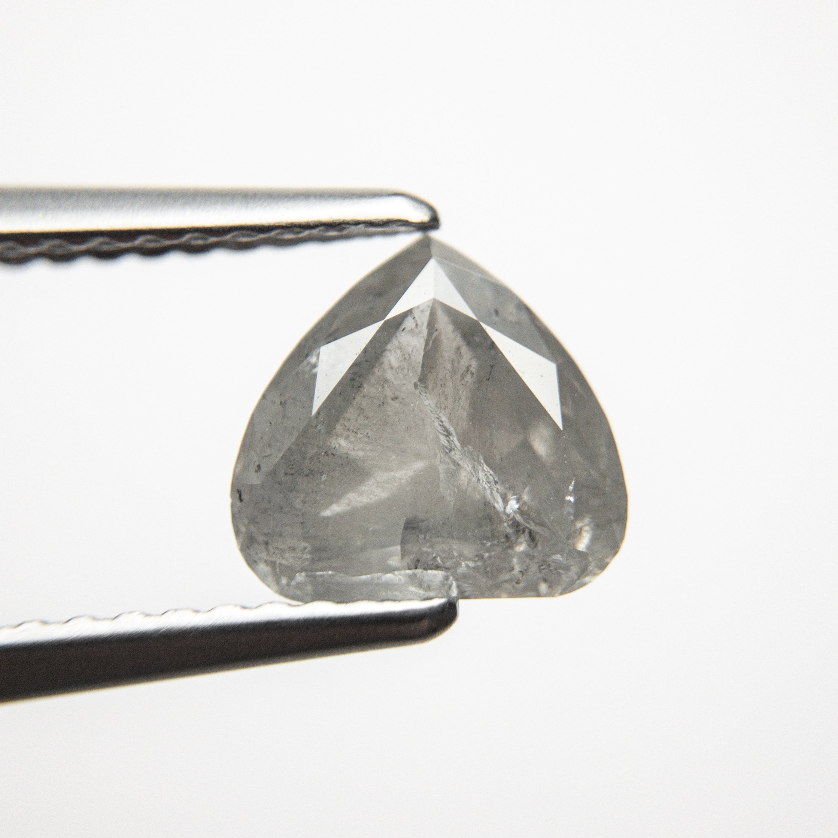 1.58ct 7.20x7.55x3.76mm Pear Double Cut 18724-13 - Misfit Diamonds