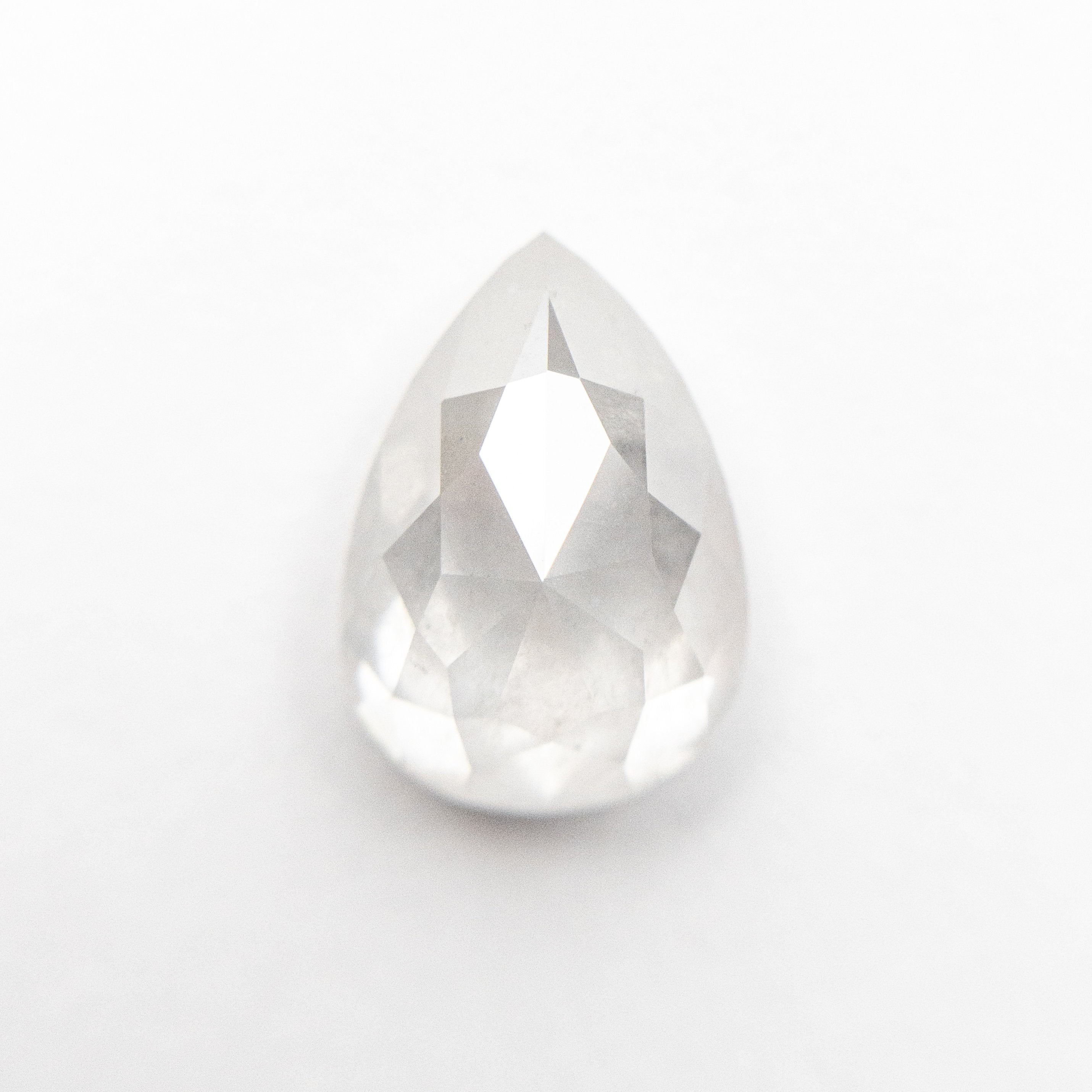 2.42ct 9.74x6.84x4.40mm Pear Double Cut 18909-01 - Misfit Diamonds