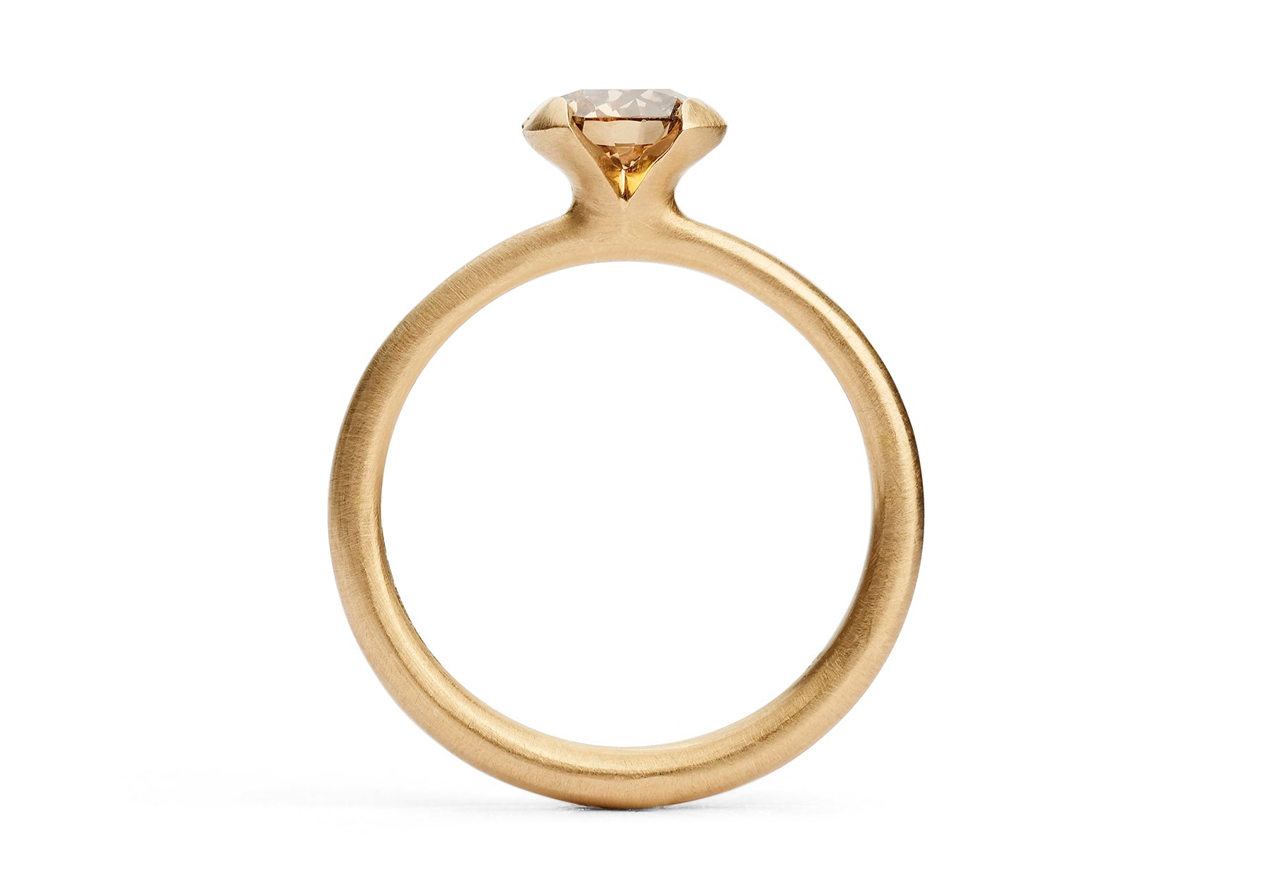 Calyx-ring-rose-gold-cognac-diamond