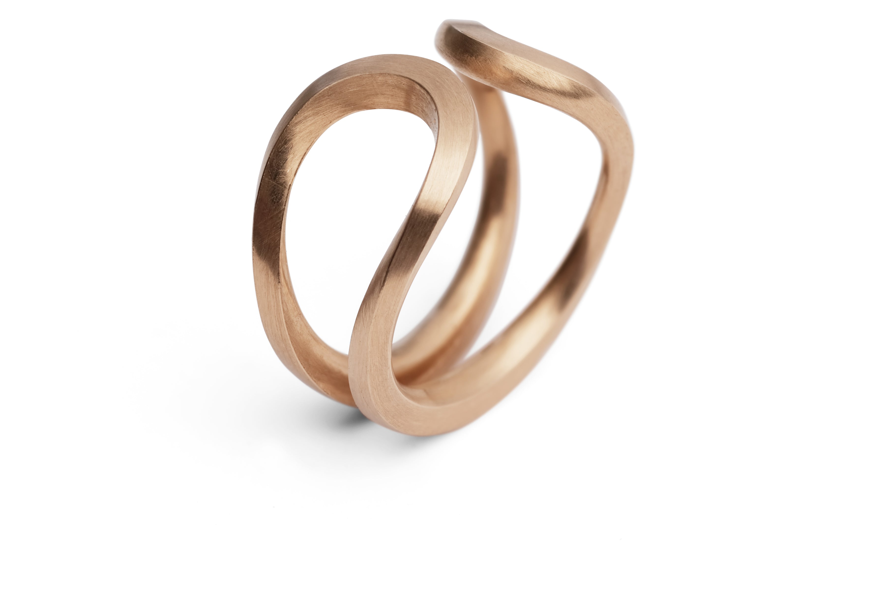 Open form rose gold ring-McCaul