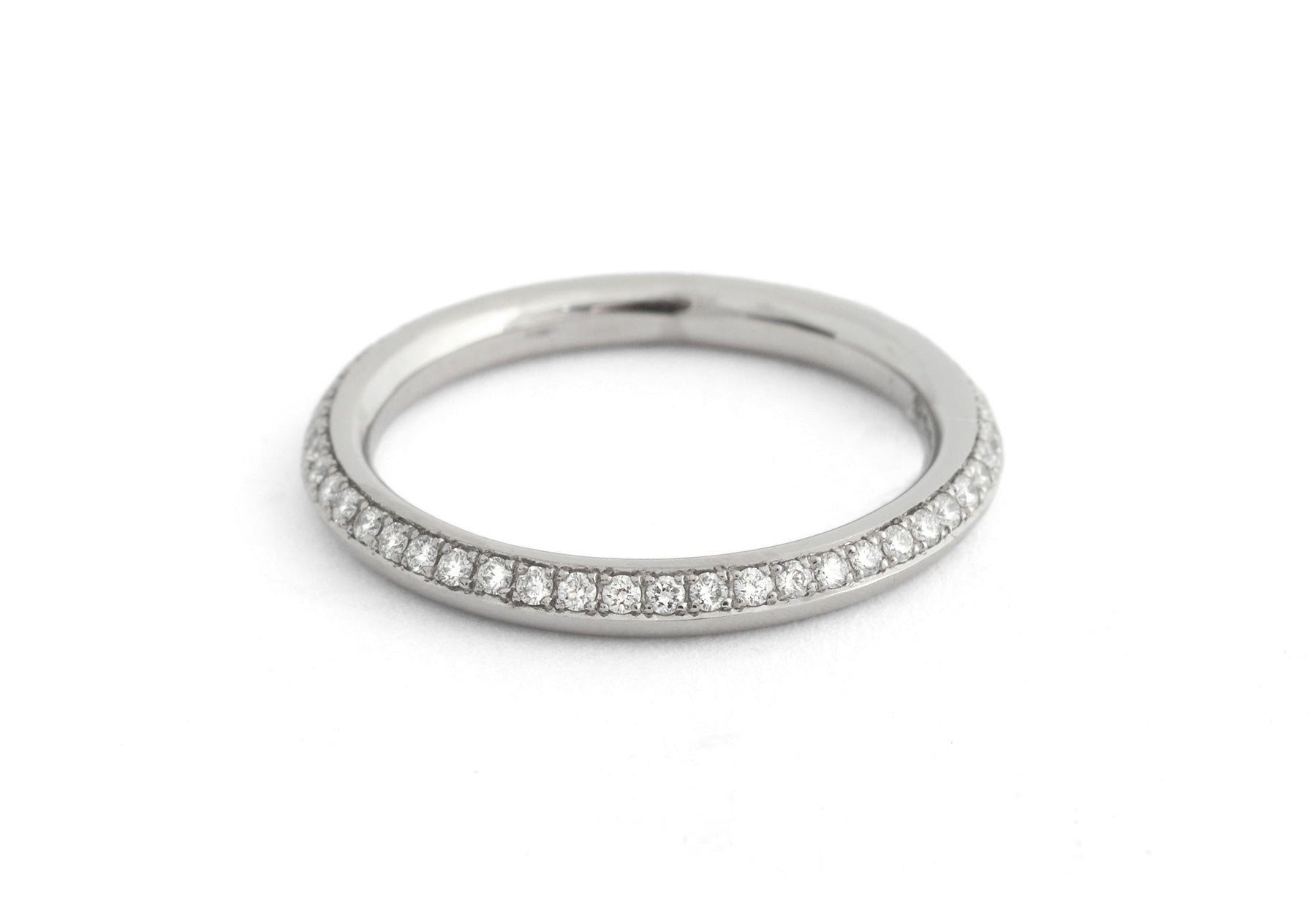 'Eternal' platinum and 18 carat gold wedding and eternity bands-McCaul