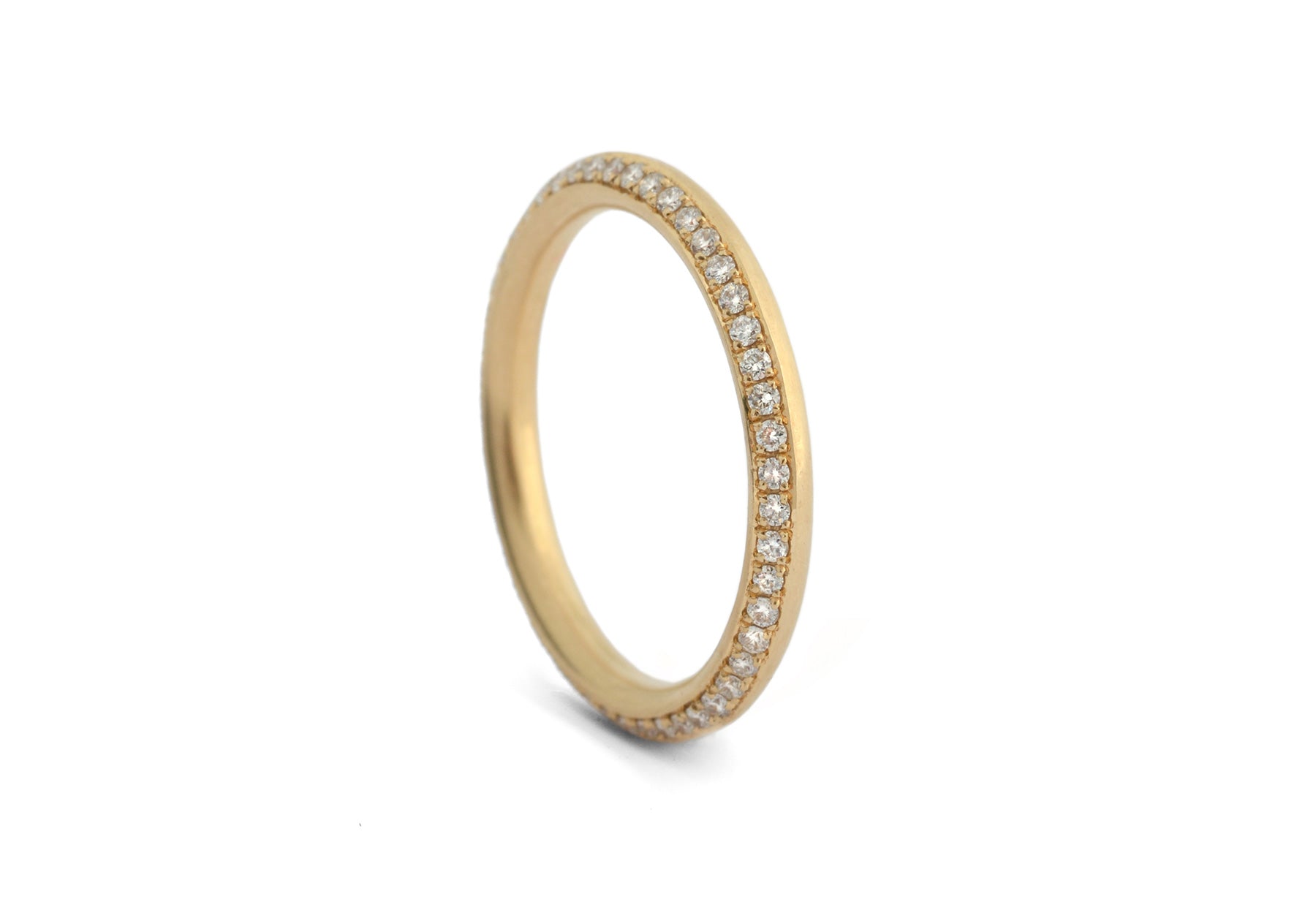 'Eternal' platinum and 18 carat gold wedding and eternity bands-McCaul